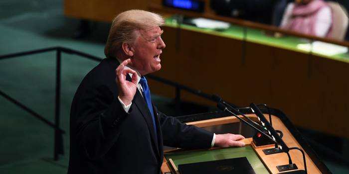 À l'ONU, Trump menace de "détruire totalement" la Corée du Nord si les États-Unis sont menacés