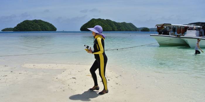 Un eden du Pacifique force les touristes à prêter serment à l'environnement