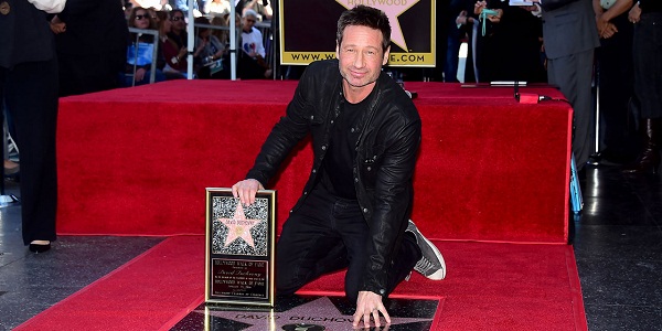 Une étoile à Hollywood pour David Duchovny, la star de "X-Files"