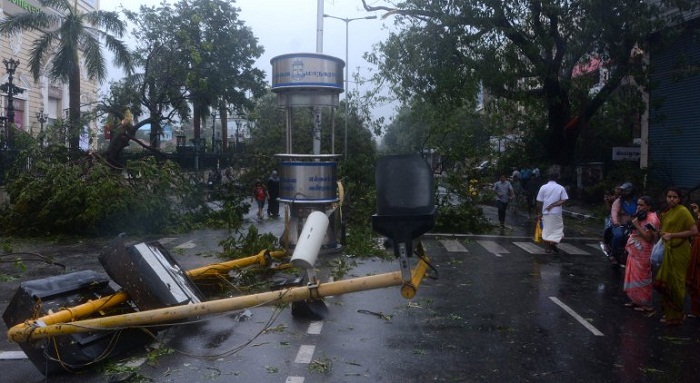 Inde: 10 morts au passage d`un cyclone