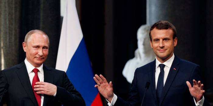 Poutine et Macron ont communiqué par téléphone vendredi