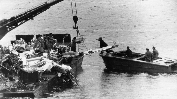 Sowjetischer Superjet stürzte über West-Berlin ab