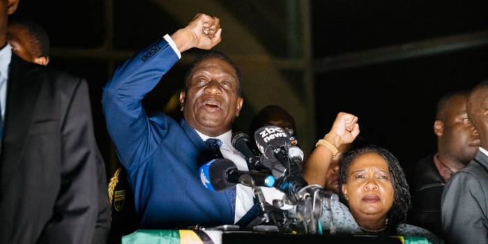 Zimbabwe : Mnangagwa salue le "début d'une nouvelle démocratie"