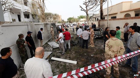 French embassy in Libya hit by `car bomb` in Tripoli