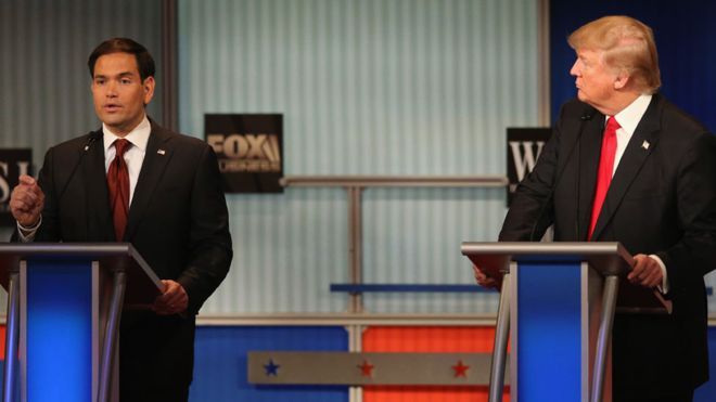 Republican debate: Trump`s immigration plan savaged by rivals