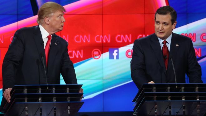 Republican candidates clash over how to counter IS