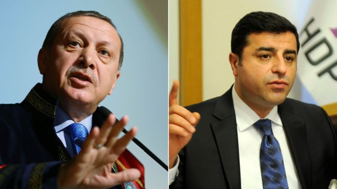 Turkey`s Erdogan: Demirtas Kurdish autonomy plea is `treason`