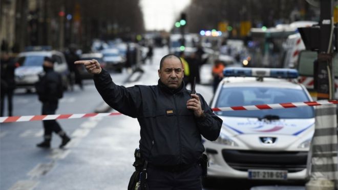 Charlie Hebdo anniversary: Suspect shot by Paris police