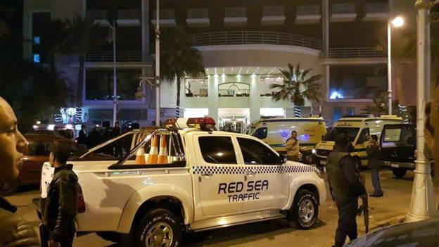 Egypt attack: Three tourists stabbed at Hurghada hotel