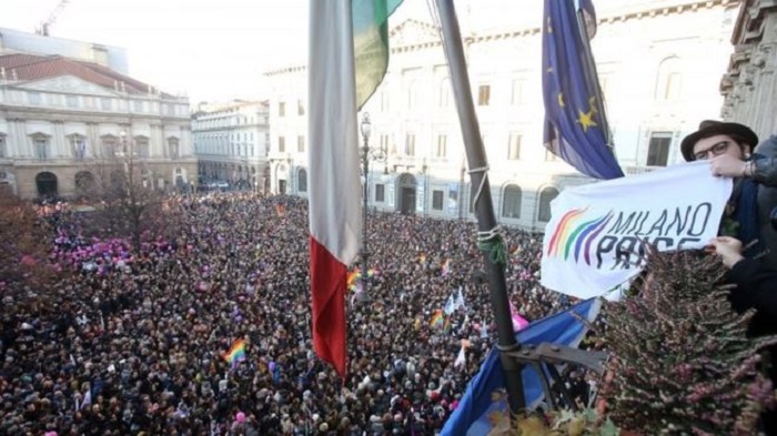 Italy same-sex marriage: Rallies held across country