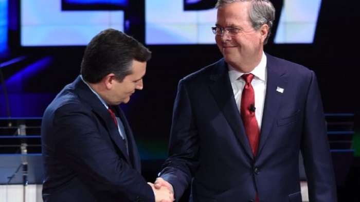 Jeb Bush endorses Ted Cruz over `vulgar` Donald Trump