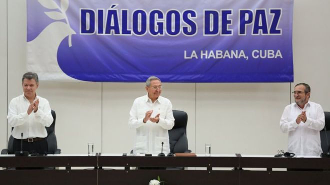 Historic Colombia ceasefire signed