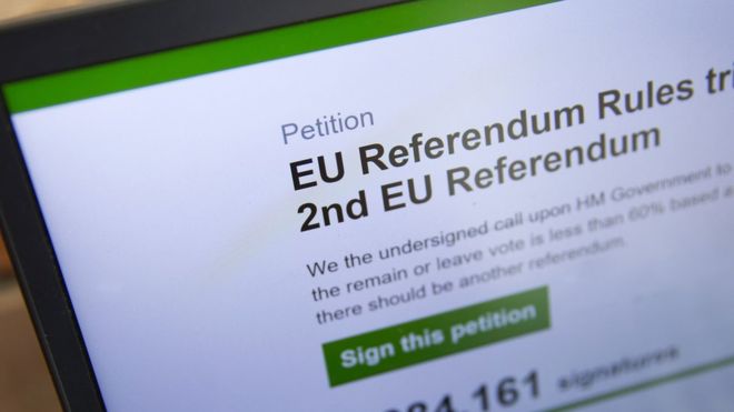 Brexit: Petition for second EU referendum rejected