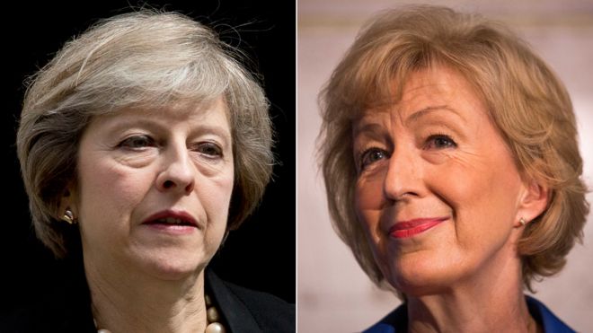 Theresa May v Andrea Leadsom to be next prime minister