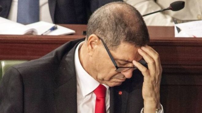 Tunisia parliament votes to sack PM Habib Essid
