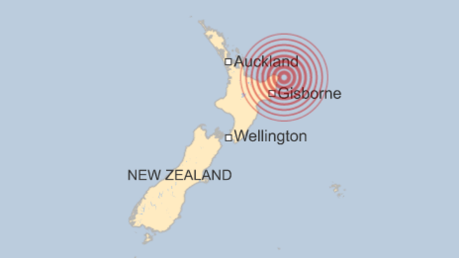 Powerful quake off north-east New Zealand coast