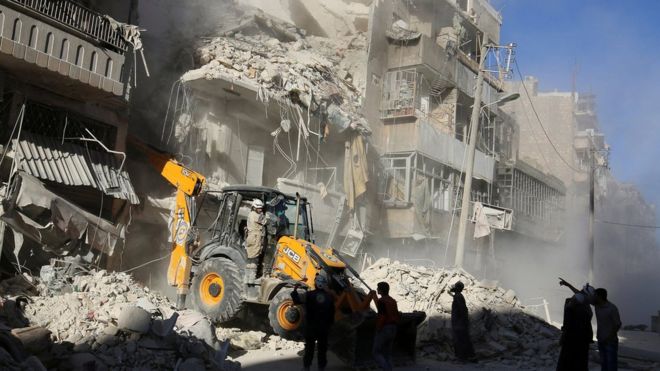 Syria conflict: UN chief `appalled` by Aleppo escalation