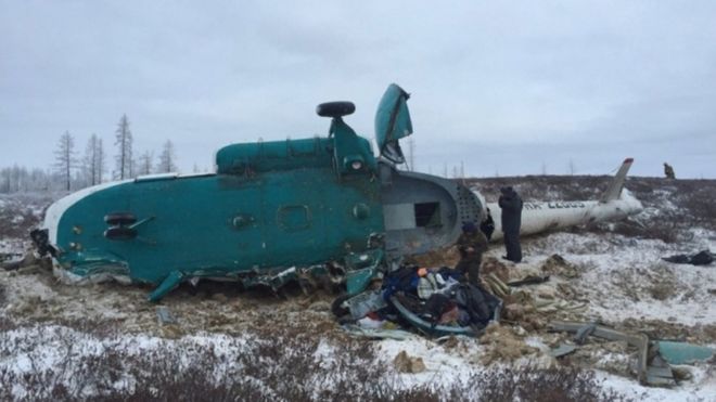 Helicopter crash  in Siberia kills 19