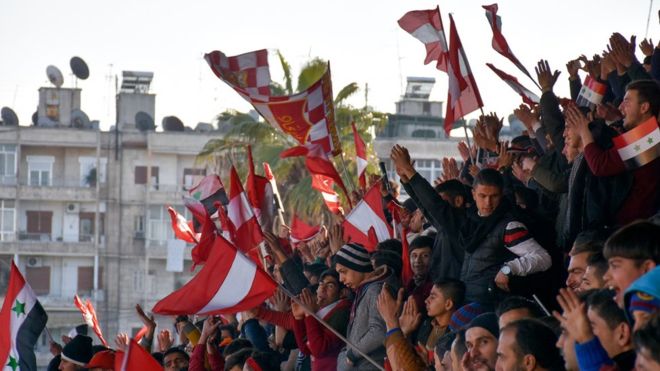 Football returns to Aleppo after five years of war