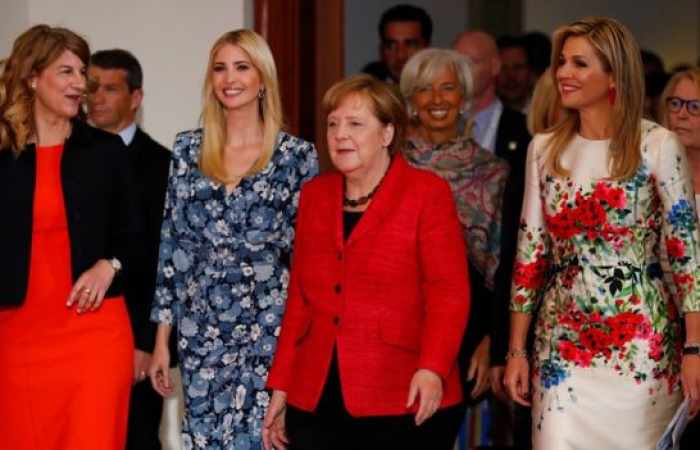 Ivanka Trump forced to defend father at G20 women's summit