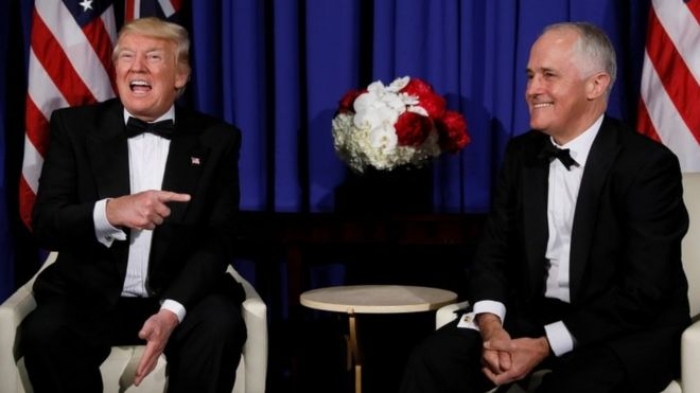 Australian PM Turnbull mocks Trump in leaked audio
