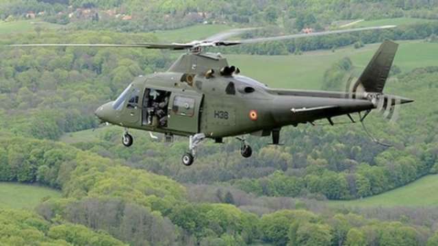 Belgian military pilot falls from helicopter during air show