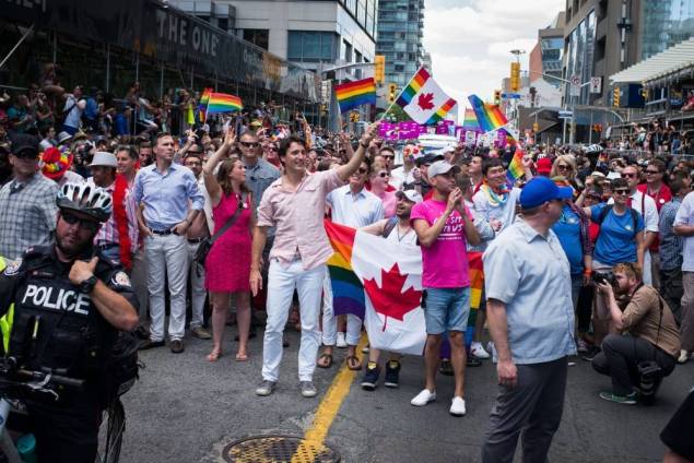 Trudeau à la "Gay Pride" de Toronto, une première pour un chef de gouvernement canadien