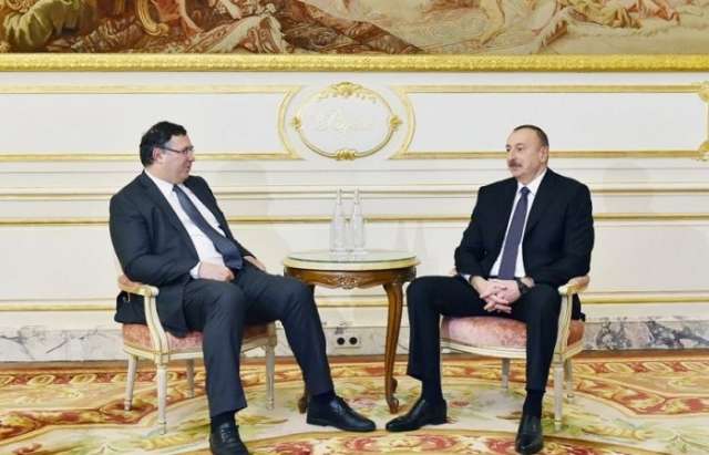 Azerbaijani, Latvian presidents meet