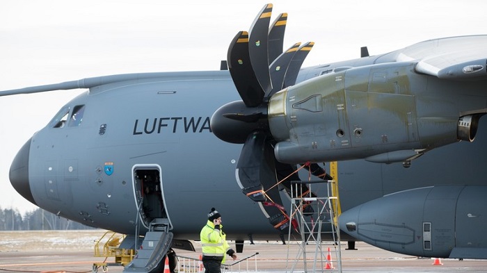 Nur eine der acht A400M-Flugmaschinen der deutschen Luftstreitkräfte ist noch intakt