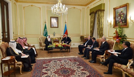 President Ilham Aliyev met with the Saudi Arabian Minister of Petroleum and Mineral Resources