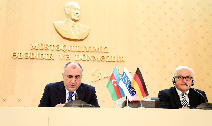 Conférence de presse d’Elmar Mammadyarov et Frank-Walter Steinmeier