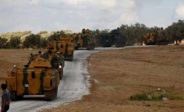 Turkish military convoy enters Syria's Idlib
