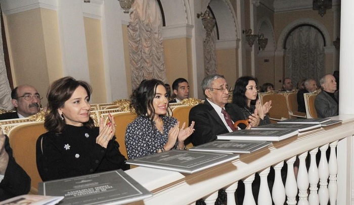 Leyla Aliyeva presents “Full collection of musical works“ of Arif Malikov