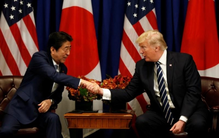 Trump pays his highest respect to Japan