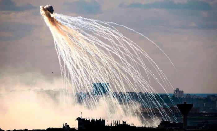 ABŞ İŞİD-i fosfor bombalarla məhv edir 
