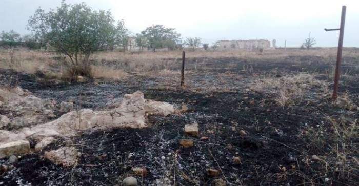 L'incendie commis par les Arméniens à Aghdam s'est répandu dans les zones résidentielles