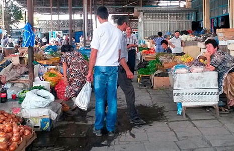 Ağdaş bazarında `bazar açılıb` - FOTOLAR