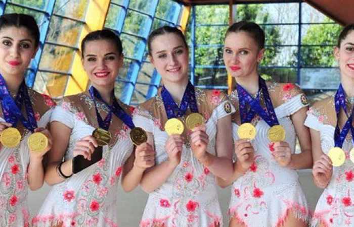 Azerbaijani gymnasts win gold medal in Grand Prix in France
