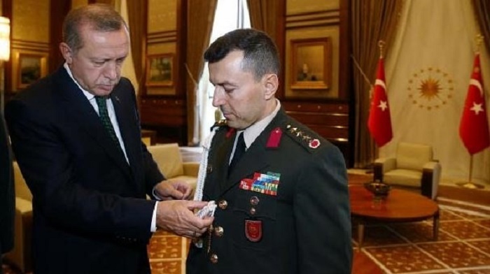 Turkish president`s chief military adviser detained