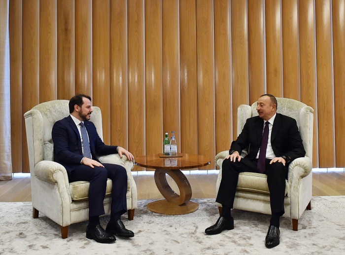 Le président Ilham Aliyev a reçu le ministre turc de l`Energie et des Ressources naturelles