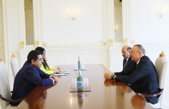President Ilham Aliyev received UN High Representative for the Alliance of Civilizations