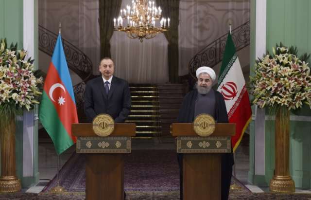 Gemeinsame Presseerklärung von Präsidenten Ilham Aliyev und Hassan Rohani