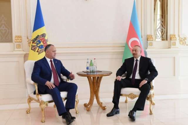 Dodon: Azerbaijan, Moldova have great potential to develop relations
