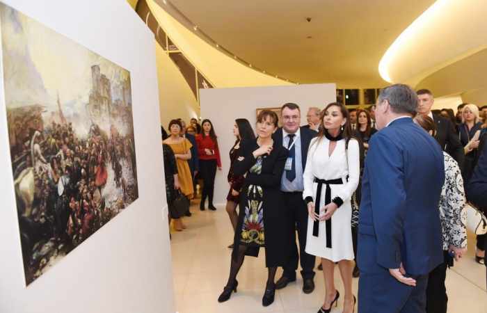 Mehriban Aliyeva attends opening of exhibition as part of Days of Hungary