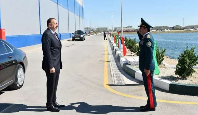 President reviews new 2nd degree border guard ship of Coast Guard of State Border Service