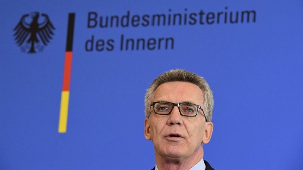 La mort du principal suspect un `soulagement`, selon le ministère allemand de l`Intérieur