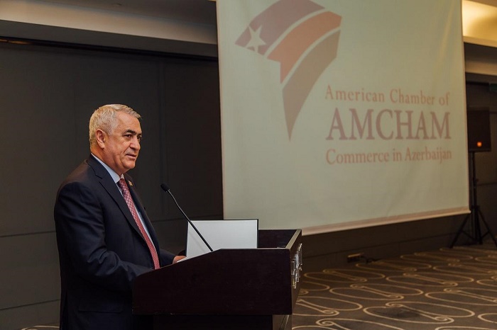 Chairman of Azerbaijan Railways meets with AmCham members