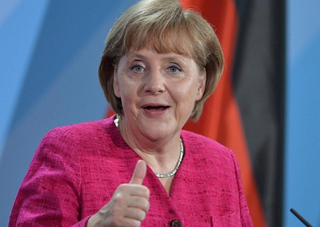 Merkel reelected as head of Germany`s ruling party