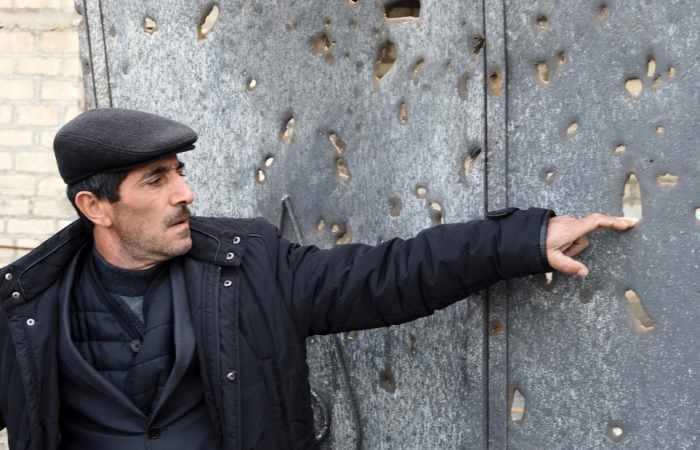 Les troupes arméniennes tirent sur le village de Gapanly de la région de Terter
