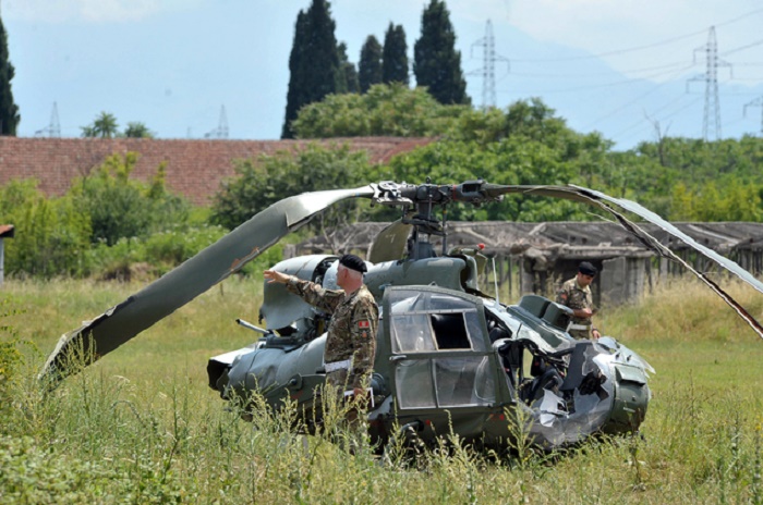 Military helicopter crashes in Montenegro